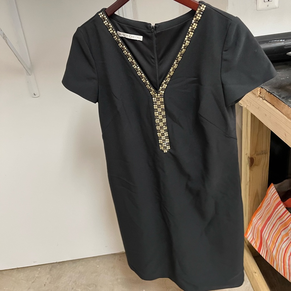 Maggy London Black Dress medium